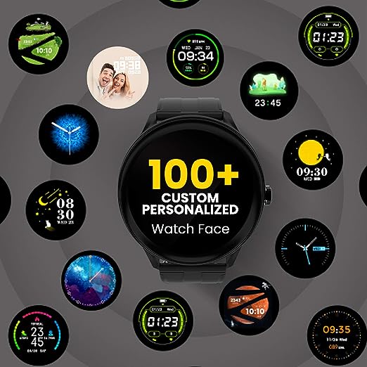 ZEBRONICS Zeb-Fit2220CH Smart Fitness Band, 2.5D Curved Glass Full Touch Display, SpO2, BP & Heart Rate Monitor, IP68 Water Resistant, 8 Sports Mode (Black Rim + Black Strap) ZEBRONICS Zeb-Fit2220CH Smart Fitness Band, 2.5D Curved Glass Full Touch Display, SpO2, BP & Heart Rate Monitor, IP68 Water Resistant, 8 Sports Mode (Black Rim + Black Strap)